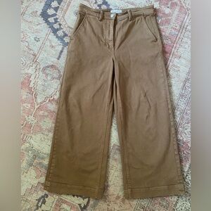 Everlane Cropped Wide Leg Pant Size 8